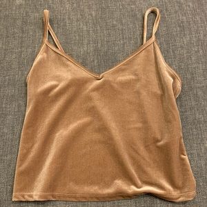 Forever 21 Velvet Crop Top